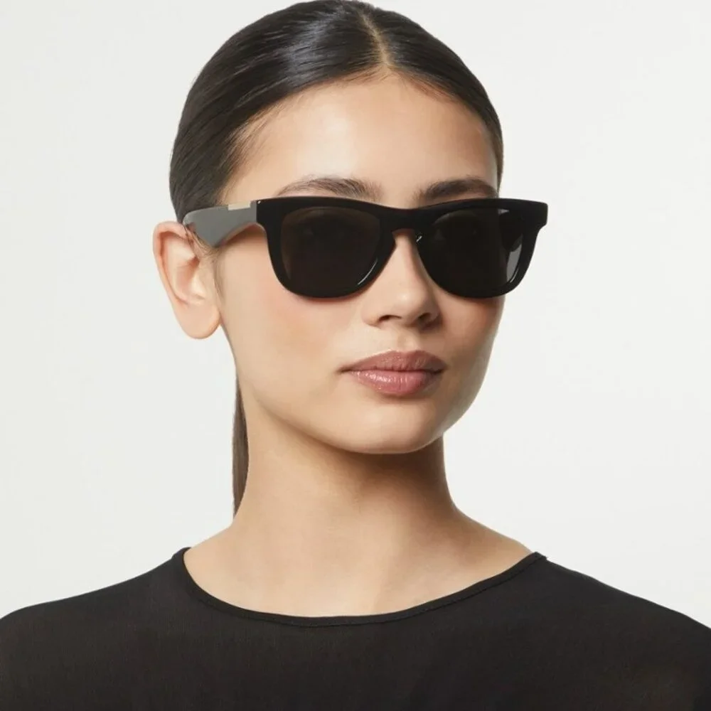 Burberry BE4426 300187 BRAND NEW Sunglasses Black Grey Square Unisex